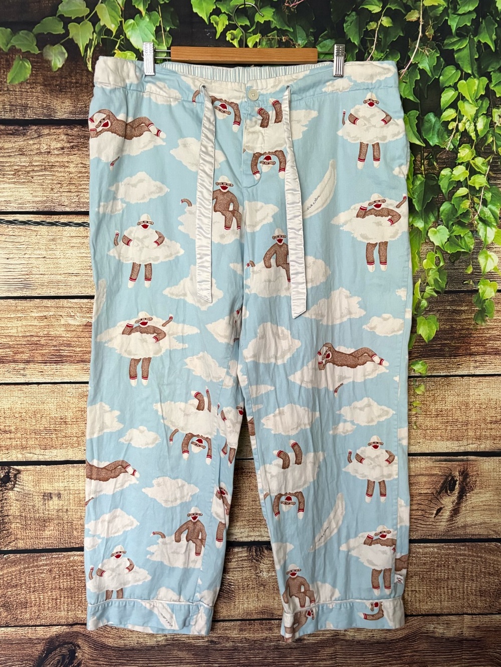 🌿5/$25 Nick & Nora Sock Monkey PJ Bottoms